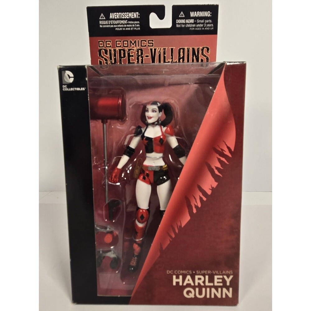 DC Collectibles Harley Quinn Super Villains Roller Derby 6.75" Figure Boxed